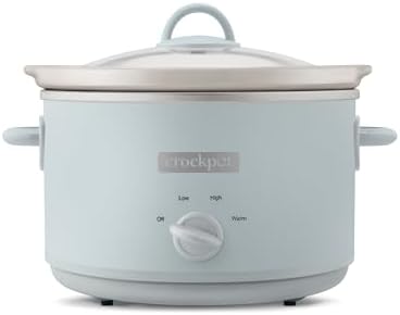 4.5 Quart Manual Slow Cooker – Macaroon Blue - Curated Catalog B4