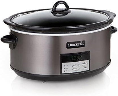 8 Quart Programmable Slow Cooker with Auto Warm - Curated Catalog T7
