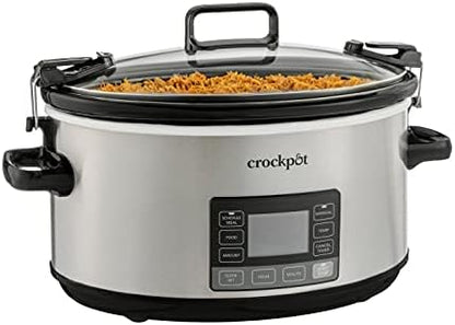 7 Quart Portable Programmable Slow Cooker with Timer - Curated Catalog S0