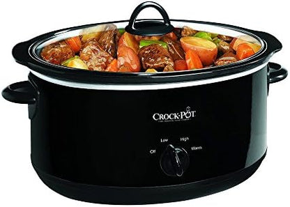 8 Quart Manual Slow Cooker – Black - Curated Catalog W5