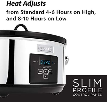 7 Quart Programmable Slow Cooker – Polished Platinum - Curated Catalog Q8