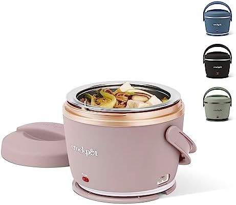 Electric Lunch Box Food Warmer 20oz – Blush Pink - Curated Catalog N4