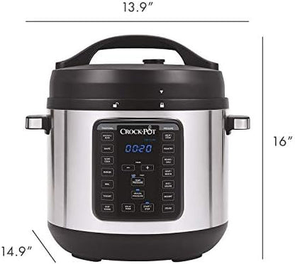 8 Quart Express Crock Multi-Use Pressure Cooker - Curated Catalog A4