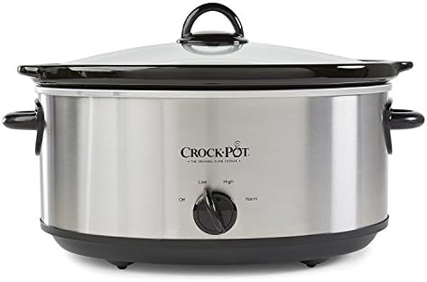 7 Quart Oval Manual Slow Cooker – Stainless Steel - Curated Catalog S1