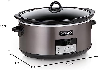 8 Quart Programmable Slow Cooker with Auto Warm - Curated Catalog T7