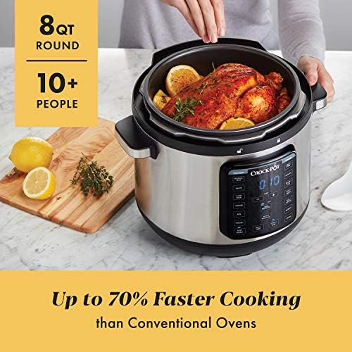 8 Quart Express Crock Multi-Use Pressure Cooker - Curated Catalog A4