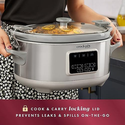 7 Quart Programmable Cook & Carry Slow Cooker - Curated Catalog P7