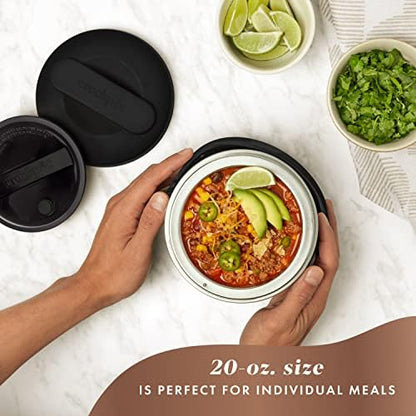 Electric Lunch Box Food Warmer 20oz – Black - Curated Catalog E9