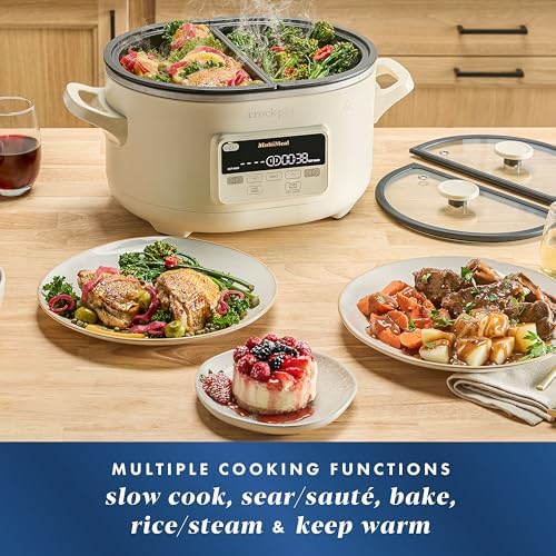 MultiMeal Multicooker with Programmable Slow Cooker - Curated Catalog O6