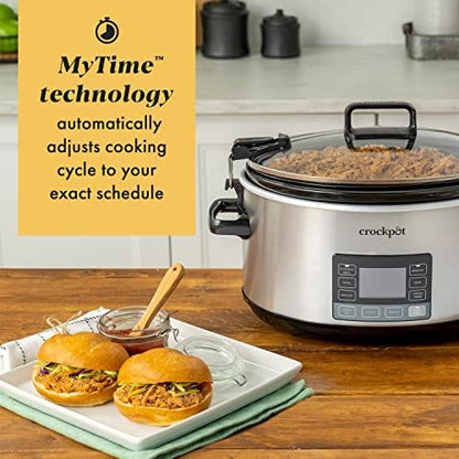 7 Quart Portable Programmable Slow Cooker with Timer - Curated Catalog D7