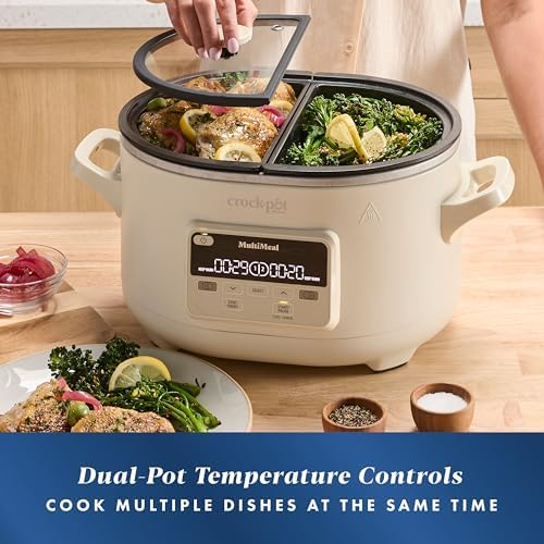 MultiMeal Multicooker with Programmable Slow Cooker - Curated Catalog O6