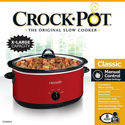 Express Crock 8 Quart Programmable Slow Cooker - Curated Catalog D3
