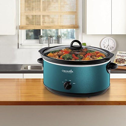 7 Quart Manual Slow Cooker – Turquoise - Curated Catalog J5