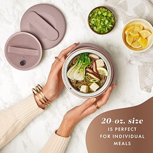 Electric Lunch Box Food Warmer 20oz – Blush Pink - Curated Catalog N4
