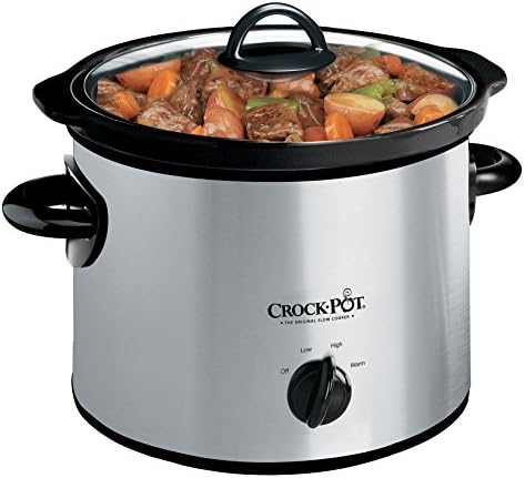 3 Quart Manual Slow Cooker – Silver - Curated Catalog O9