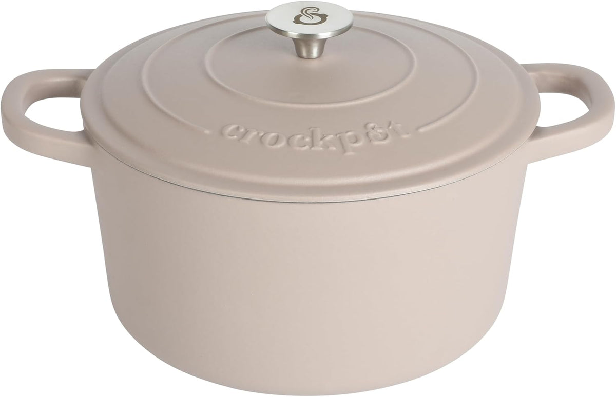 3 Quart Enameled Cast Iron Dutch Oven – Aqua - Curated Catalog D7