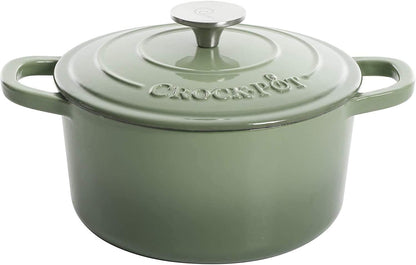 3 Quart Enameled Cast Iron Dutch Oven – Aqua - Curated Catalog D7