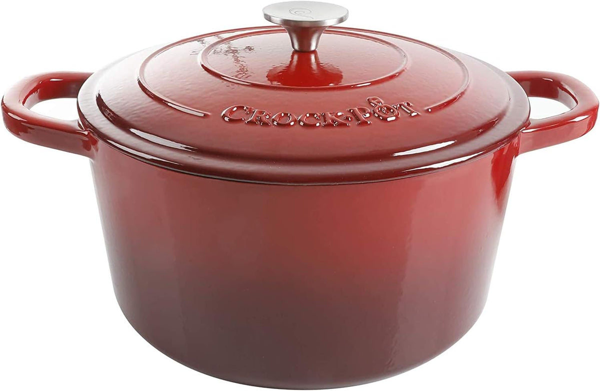 3 Quart Enameled Cast Iron Dutch Oven – Aqua - Curated Catalog D7