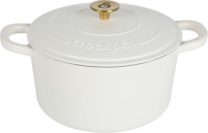 3 Quart Enameled Cast Iron Dutch Oven – Aqua - Curated Catalog D7