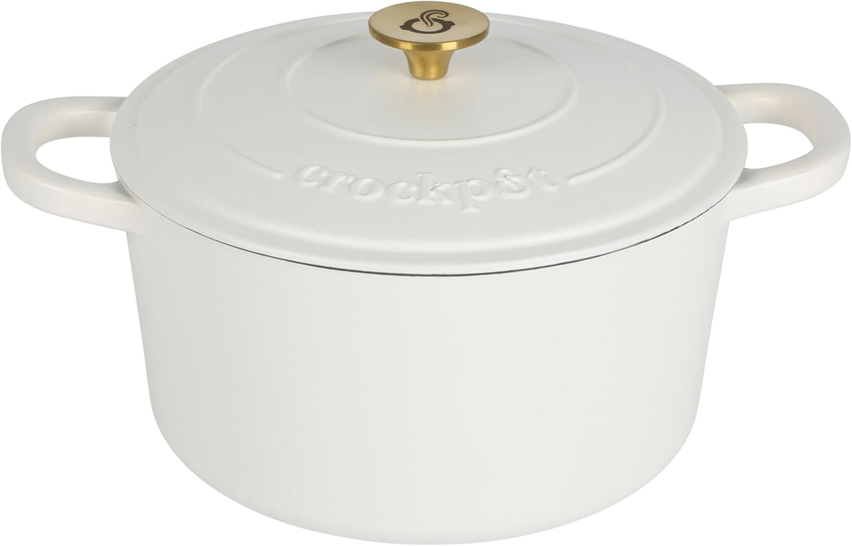 3 Quart Enameled Cast Iron Dutch Oven – Aqua - Curated Catalog P1