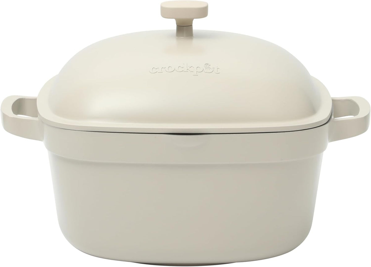 3 Quart Enameled Cast Iron Dutch Oven – Aqua - Curated Catalog D7
