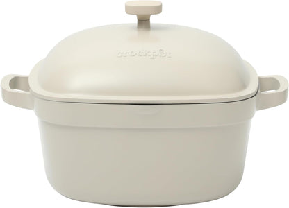3 Quart Enameled Cast Iron Dutch Oven – Aqua - Curated Catalog W9