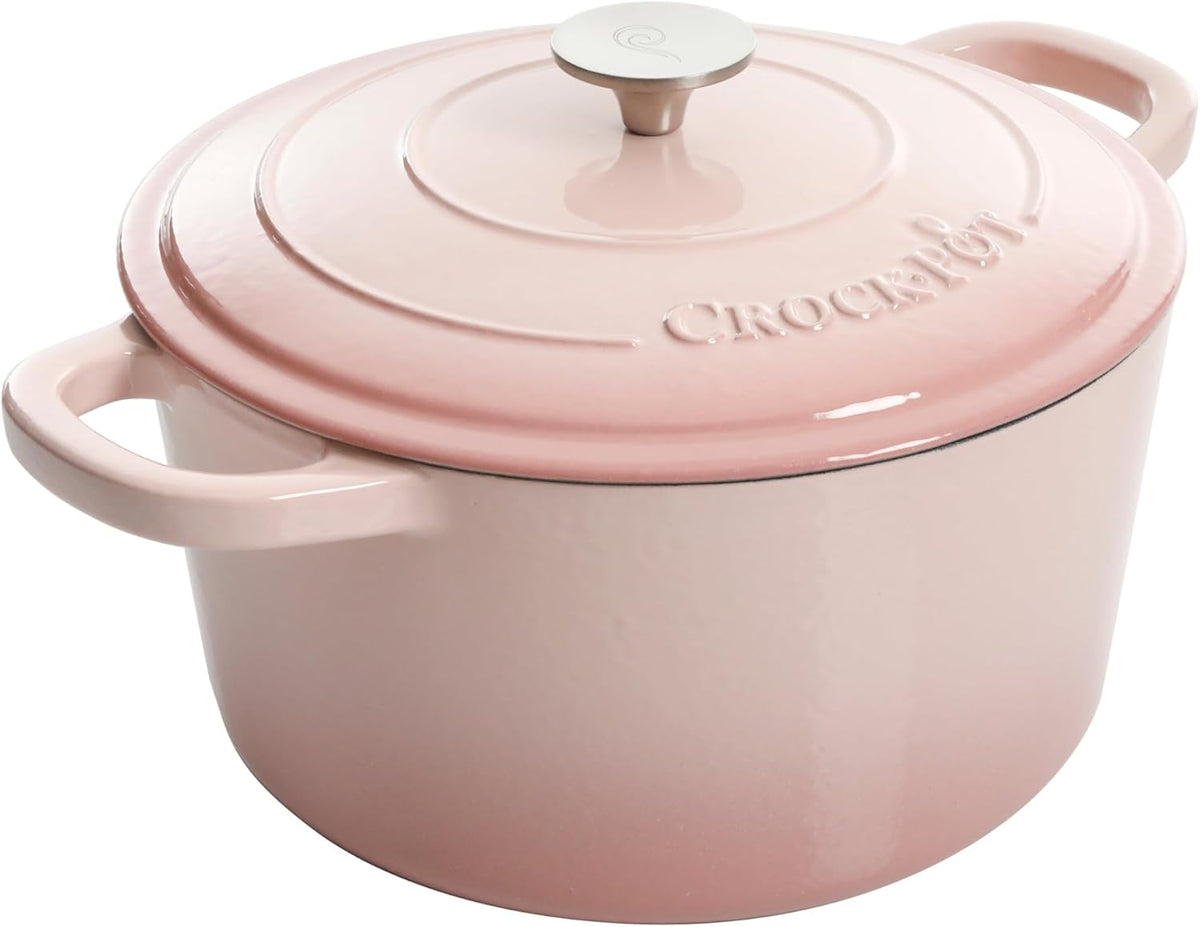 3 Quart Enameled Cast Iron Dutch Oven – Aqua - Curated Catalog D7