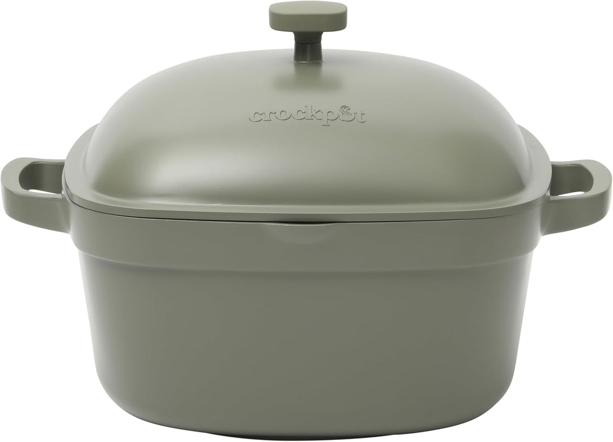 3 Quart Enameled Cast Iron Dutch Oven – Aqua - Curated Catalog W9