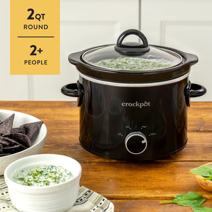 2 Quart Mini Slow Cooker – Classic Compact Cooker - Curated Catalog B2