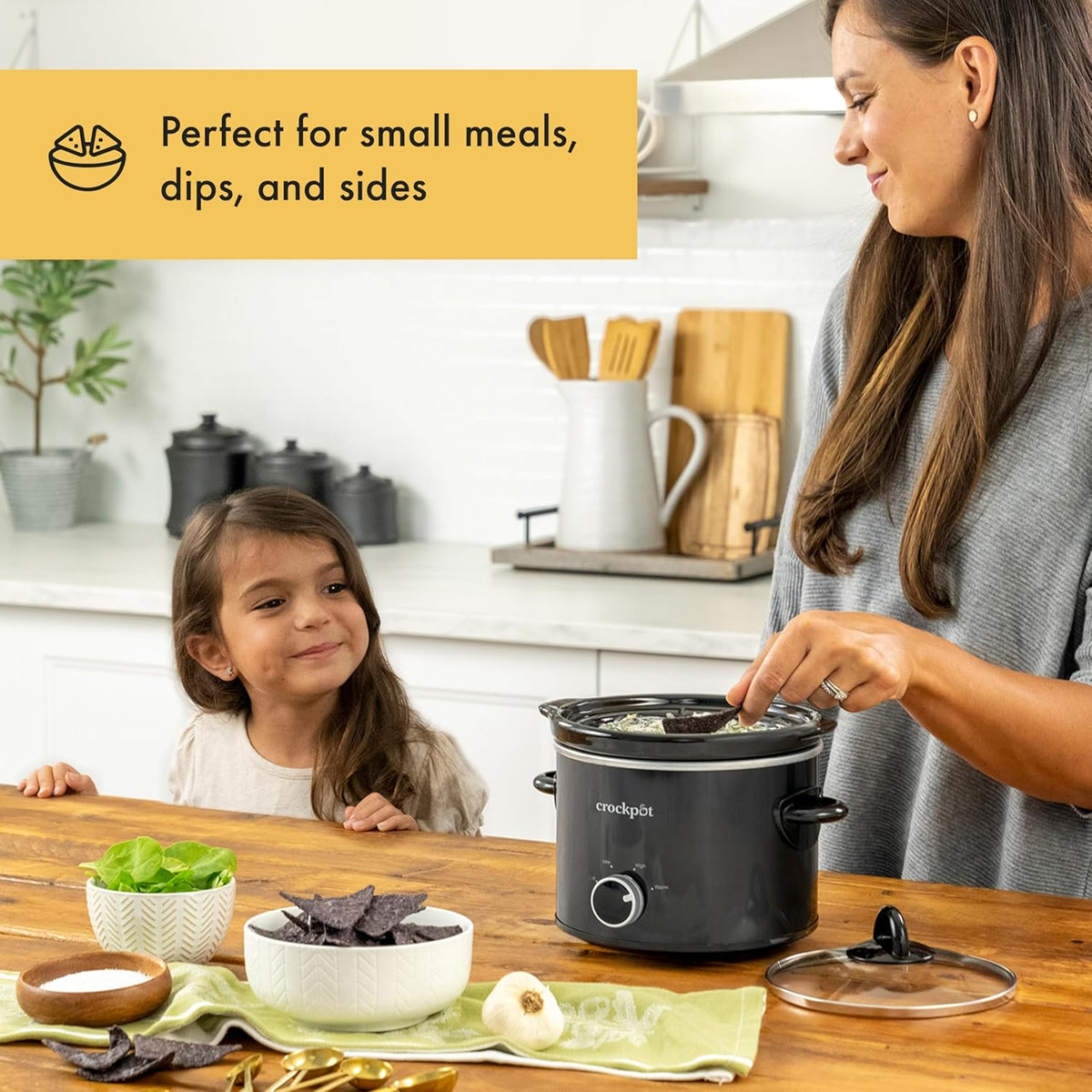 2 Quart Mini Slow Cooker – Classic Compact Cooker - Curated Catalog B2